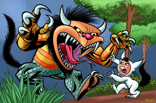 Where the Wild Things are, by elmicro (click for original)