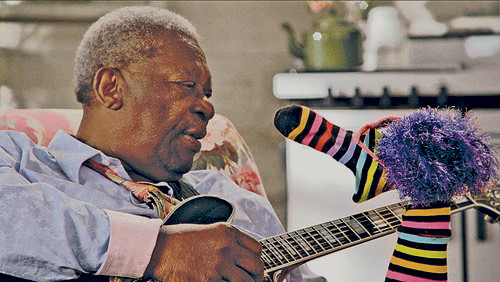 B.B. King and Boynton sock puppet