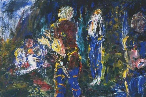 'The Death of Diarmuid, the Last Handful of Water' (1945), by Jack Butler Yeats