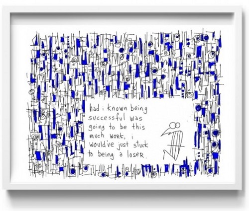 'Successful,' from Hugh MacLeod's Gaping Void (click for original/to buy)