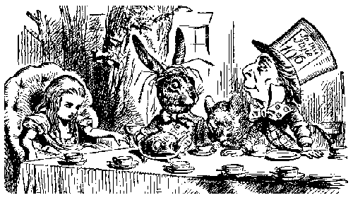 Alice, the March Hare, the Dormouse, and the Hatter Alice, the March Hare, the Dormouse, and the Hatter