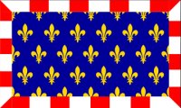 Flag of former French province of Touraine